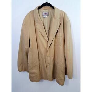 The Territory Ahead Men's Khaki Color 3 Button Jacket XL Vintage